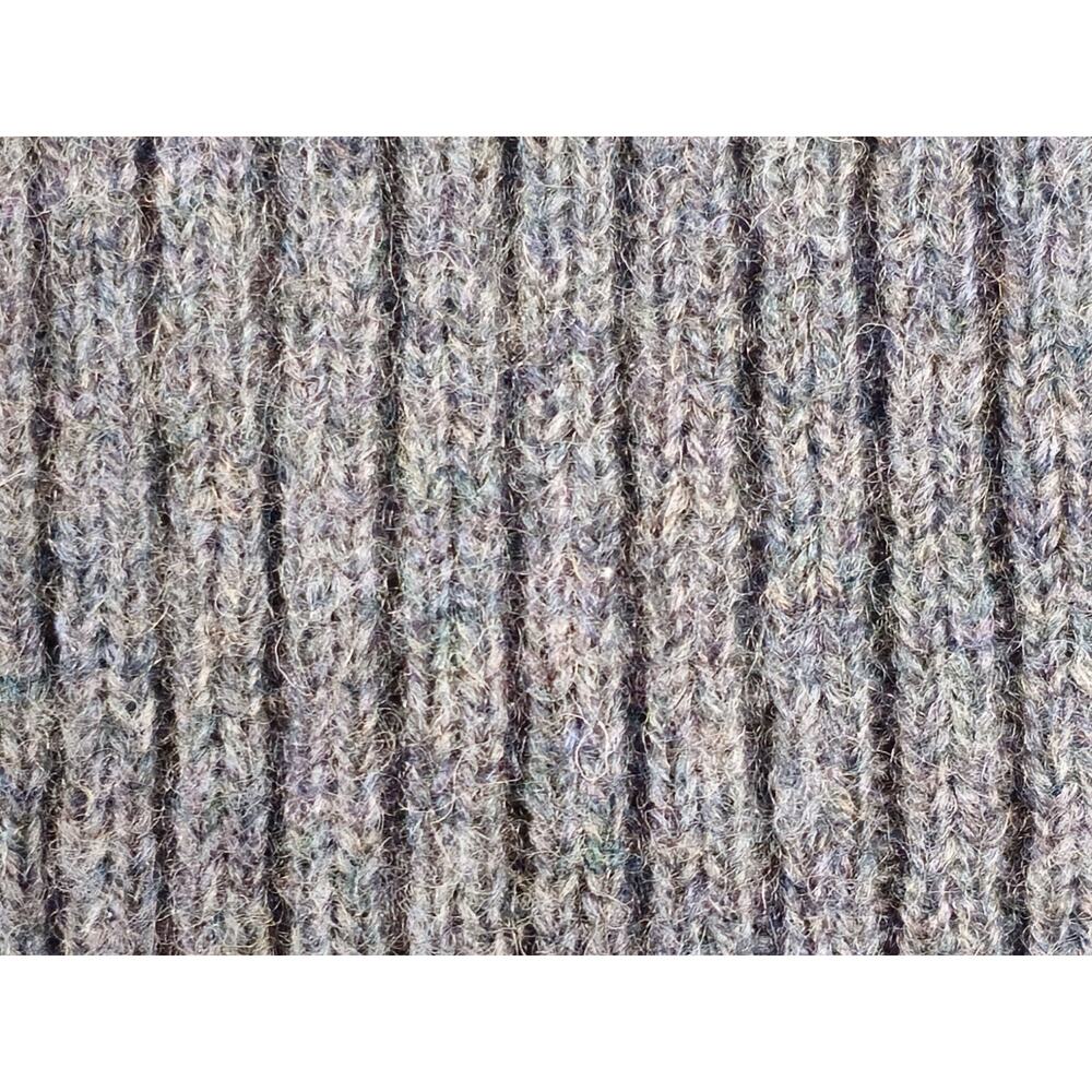 Newton Trading Women's Charcoal Shetland Wool Button Up Cottage Cardigan Size Sm
